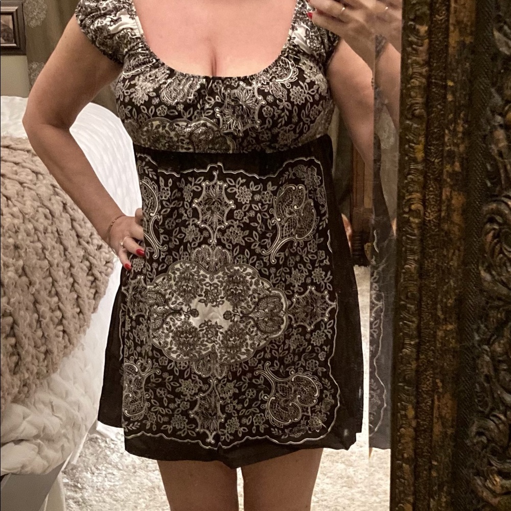 Cute brown mini dress